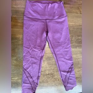 Magenta Size 8 Lululemon Leggings